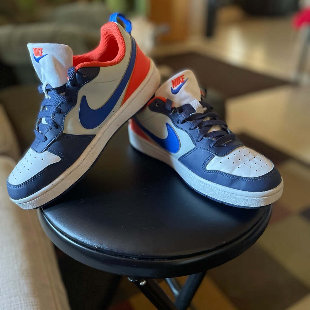 Nike Kids Navy and Orange Sneakers
